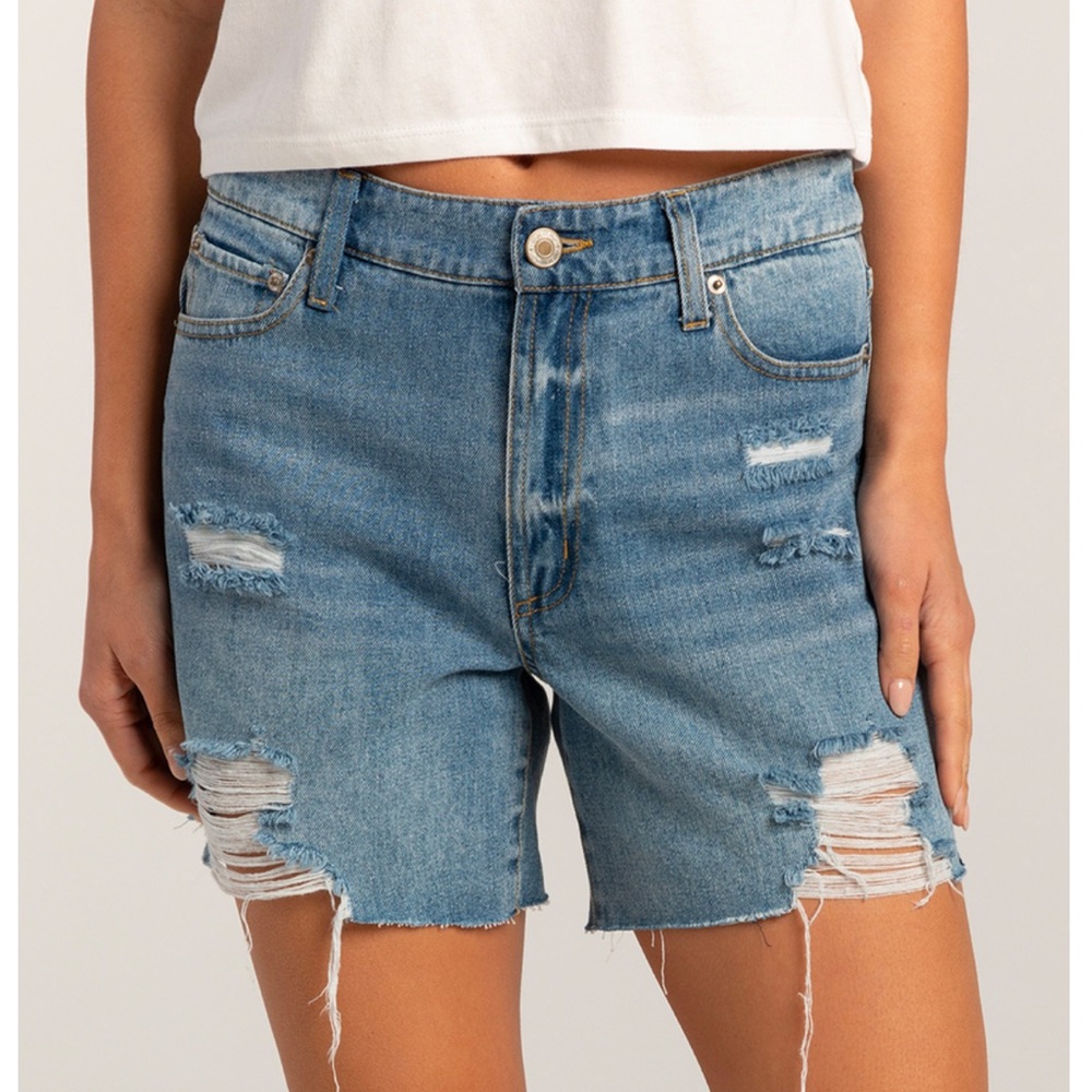 Hurley The Weekend Short High Rise Denim Shorts 26